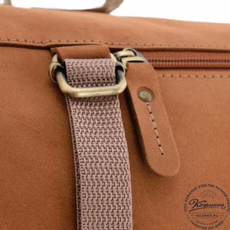  Кожаная сумка-трансформер "Скаут" (коричневый крейзи)